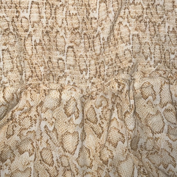 Tart Women's Snake Print Peplum Top size XS - Picture 2 of 6